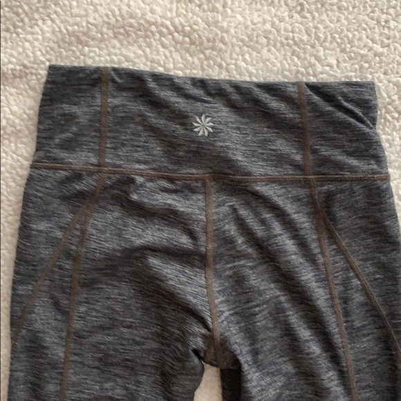 ATHLETA charcoal wide legged leggings🙏👍 - Picture 4 of 4